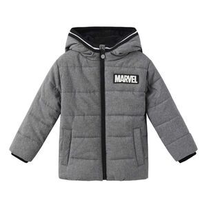 Marvel Childrens/Kids Logo Padded Jacket / Gray